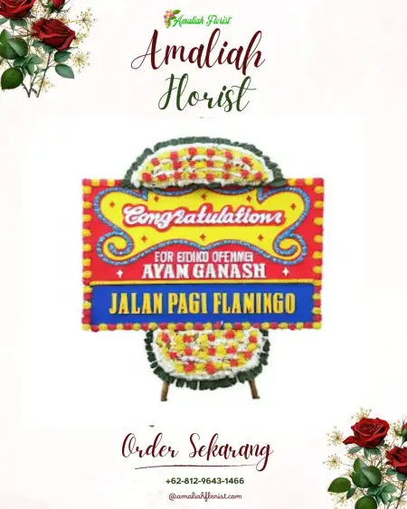Sewa Papan Bunga Koranji